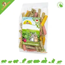 Gemüsesticks mit Erbsen und Petersilie