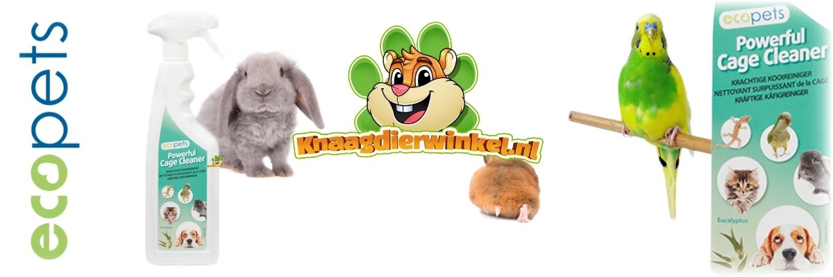 Ecopets Limpiador de jaulas potente