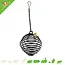 Spiralförmiger Nager-Snackball, schwarz, 8,5 cm