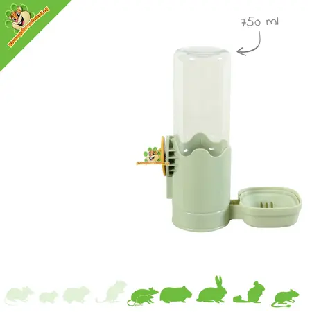 Zolux Dispensador de agua COSY para roedores: ergonómico, duradero y respetuoso con los animales