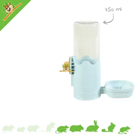 Zolux Dispensador de agua COSY para roedores: ergonómico, duradero y respetuoso con los animales