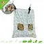 Zolux Bolsa para heno Zolux verde de 29 cm: bolsa higiénica y práctica para conejos y roedores.