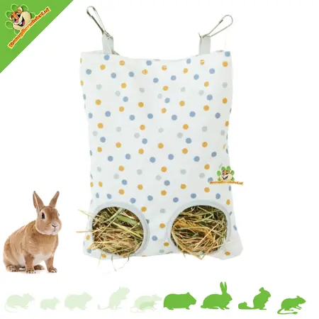 Zolux Support pour sacs à foin multicolore 18 x 24 cm pour lapins et cochons d'Inde