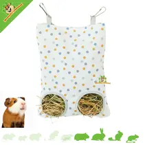 Stojak na worki na siano, wielokolorowy, 2 otwory, 18 x 24 cm