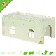 Zolux Casita de madera acogedora para cobayas, color verde, 45 x 25 x 20 cm.
