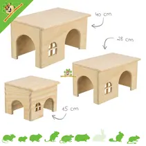Wooden Block House Blank
