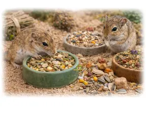 Gerbil voeding keuzehulp
