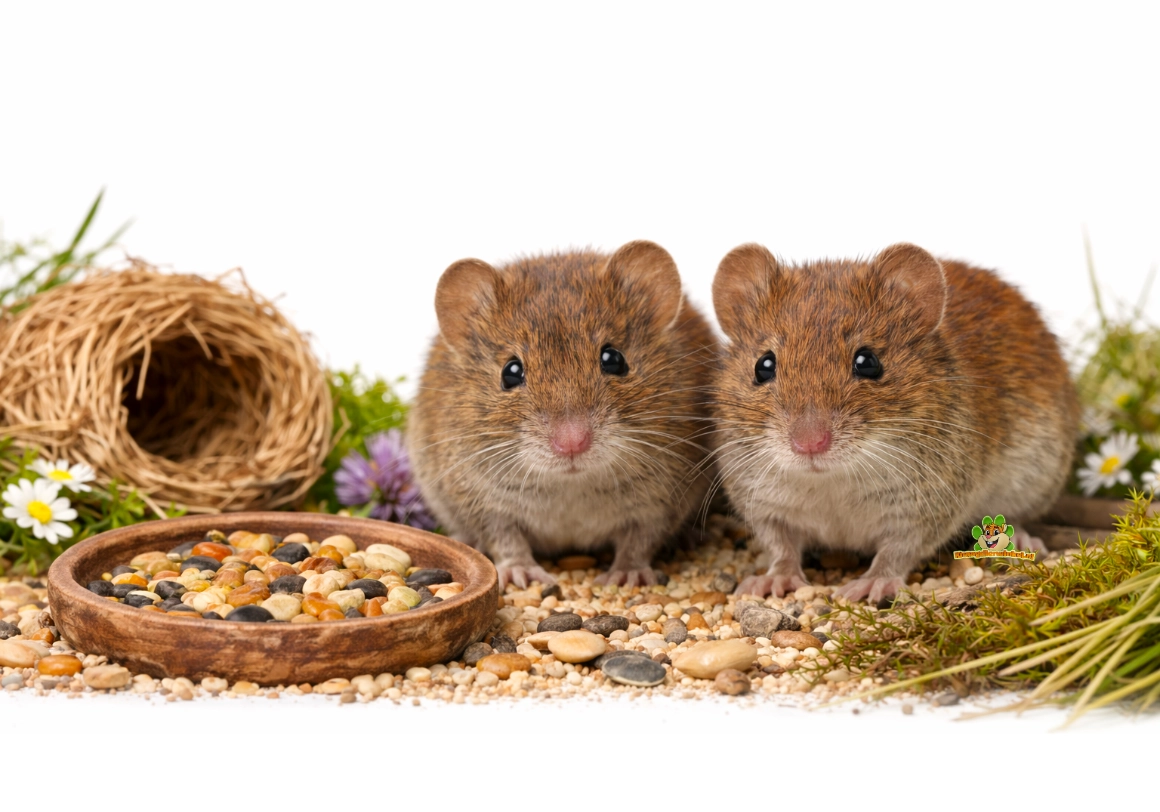 Wühlmäuse als Haustier: Informationen und Pflege