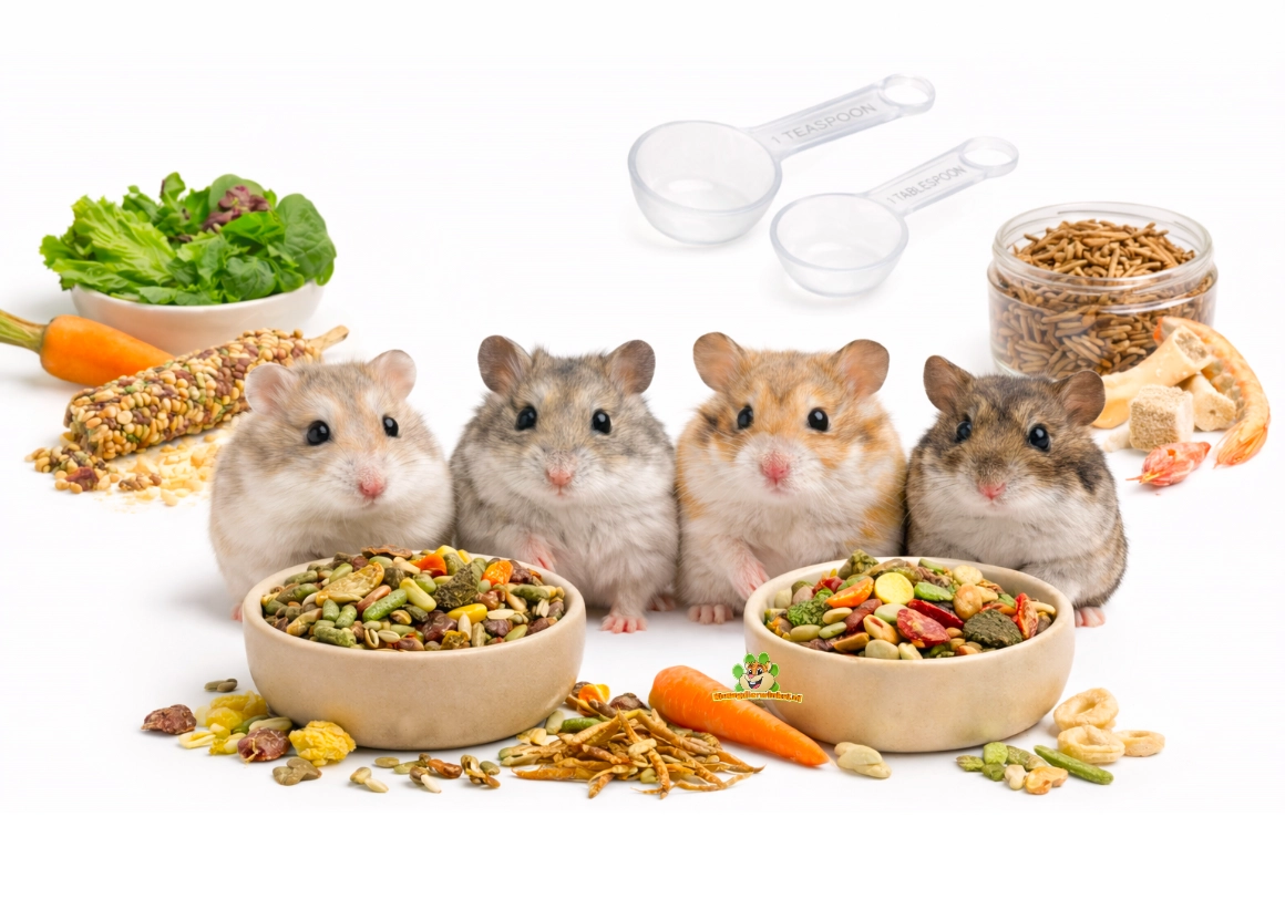 Futterauswahl für Ihren Zwerghamster