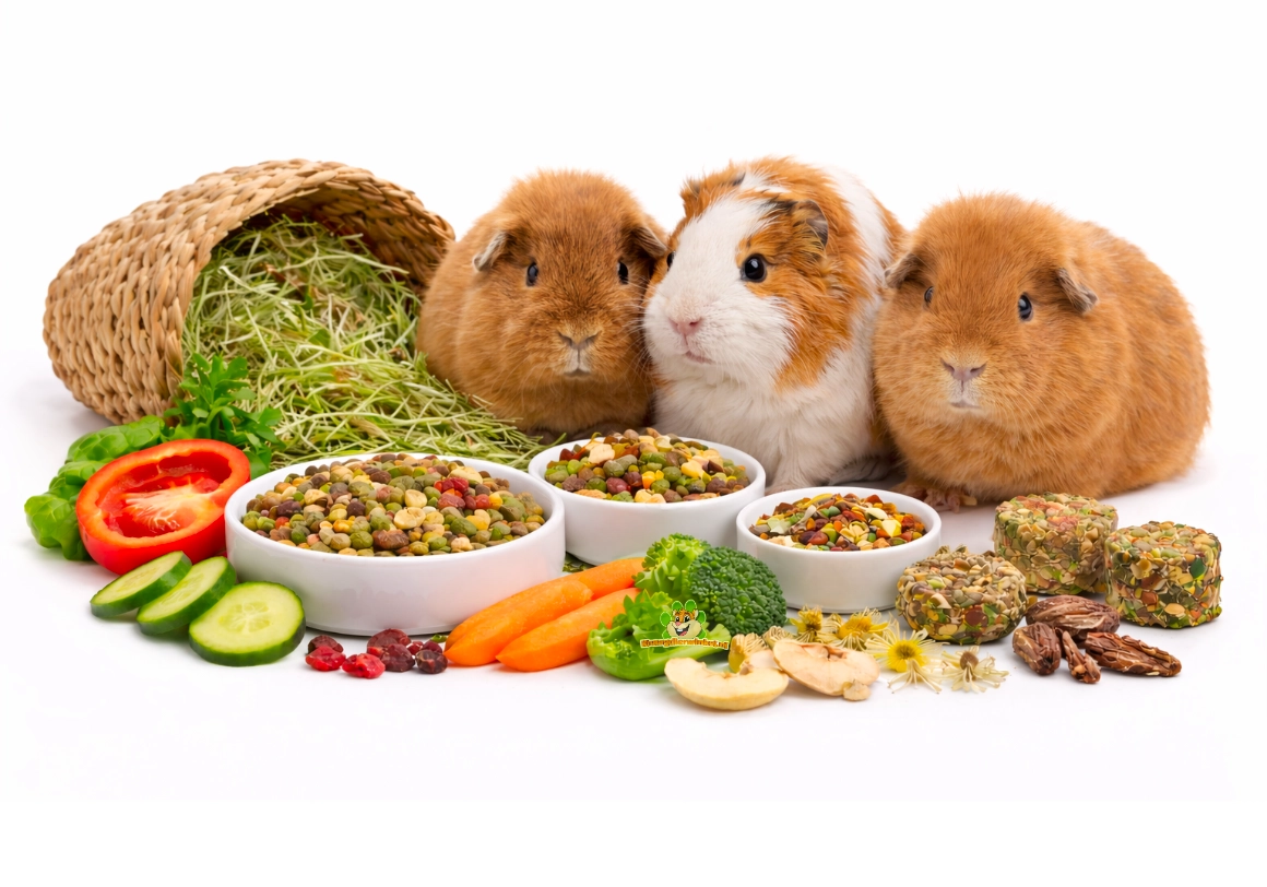 Cavia met hooi – voeding als basis