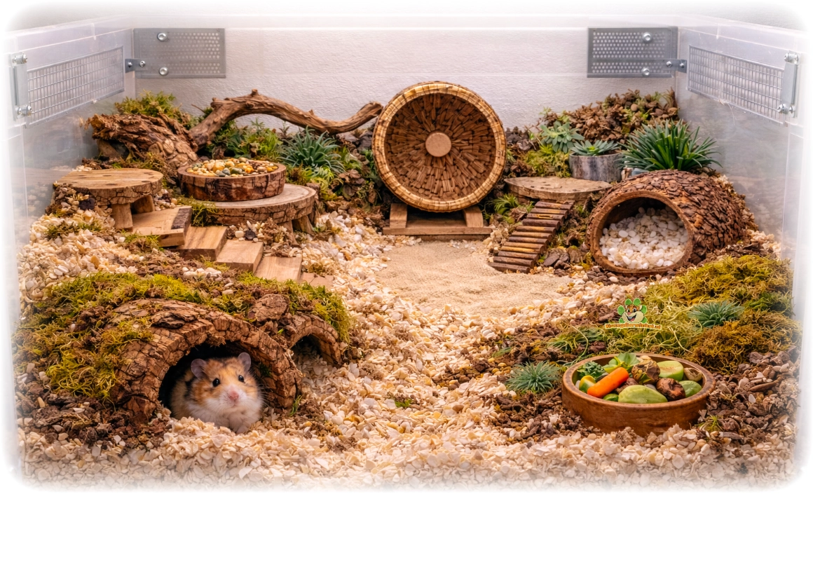 DIY hamster scaping checklist