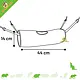 Hangmat Tunnel Fizi 44 cm voor Muizen, Ratten & Fretten