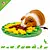 Snuffle mat Sunflower 24 cm