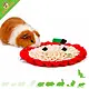 Alfombra olfativa con forma de manzana de 32 cm para ratas, cobayas, conejos y hurones.