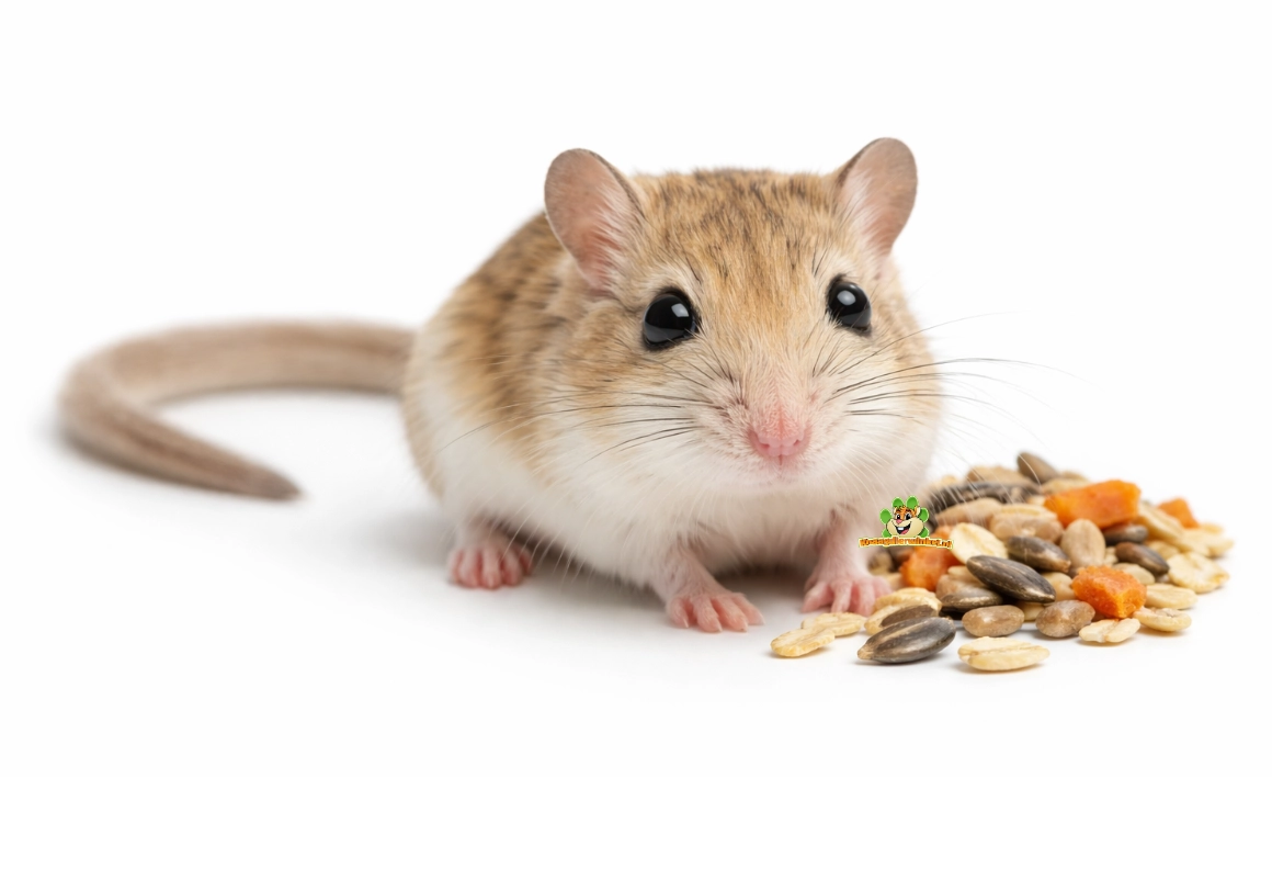 Gerbil-like running mouse (illustration)