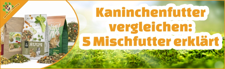 Kaninchenfutter vergleichen: 5 Mischfutter erklärt