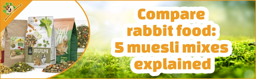 Compare rabbit food: 5 muesli mixes explained
