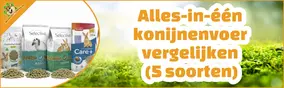 Alles-in-één konijnenvoer vergelijken: 5 complete brokken uitgelegd op basis van samenstelling