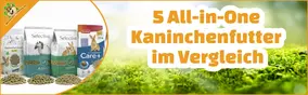 Kaninchenfutter vergleichen: 5 All-in-One Alleinfutter (Zusammensetzung & Analyse)