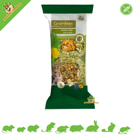 JR Farm Pot à collation sans céréales – 2 pots à collation sans céréales