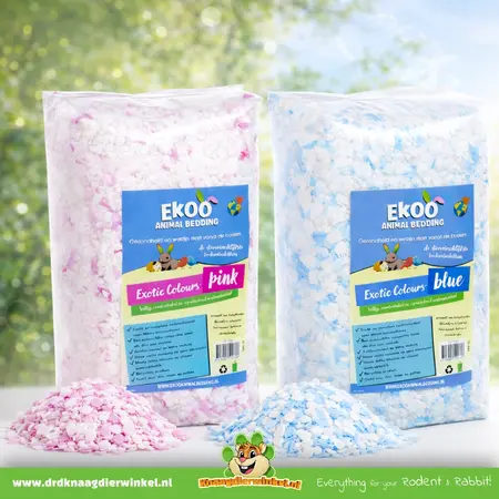 Ekoo Animal Bedding Exotic Color substrate & nesting material 20 liters