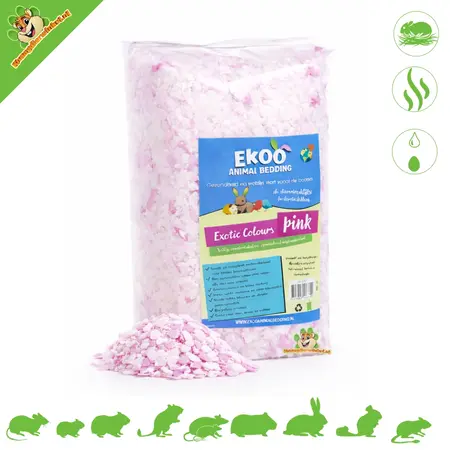 Ekoo Animal Bedding Podłoże i materiał do gniazdowania Exotic Color 20 litrów