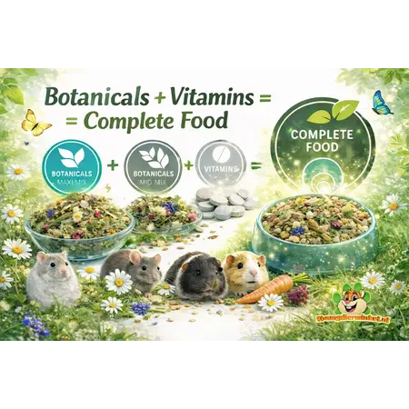 Bunny Nature BOTANICALS Mid Mix – Naturel, idéal comme collation ou complément nutritionnel