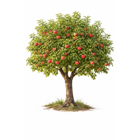 Knaagdier Kruidenier Suszone, grube liście jabłoni dla gryzoni i królików!