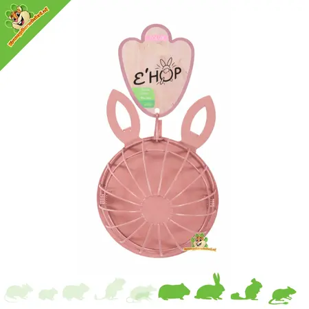 Zolux Ehop Hay Rack Rabbit (pink or green) – metal hay rack with hook