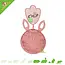 Zolux Ehop Hay Rack Rabbit (pink or green) – metal hay rack with hook
