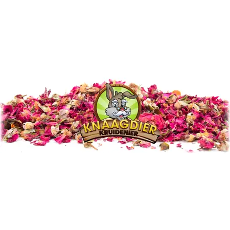 Knaagdier Kruidenier ¡Flores de rosas rojas secas para roedores y conejos!