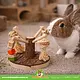 Arbre à chat de 15 cm pour rongeurs et lapins