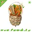 Festlicher Seegras-Snackkorb für Nagetiere und Kaninchen, 11 cm