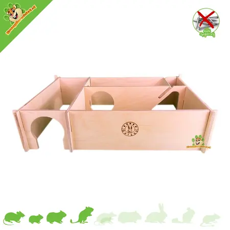 Getzoo Meerkamerhuis Zany 44,5 cm voor hamster, gerbil & muis
