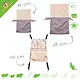 Plush Hanging Bag Beige Grey for Mice, Rats and Ferrets