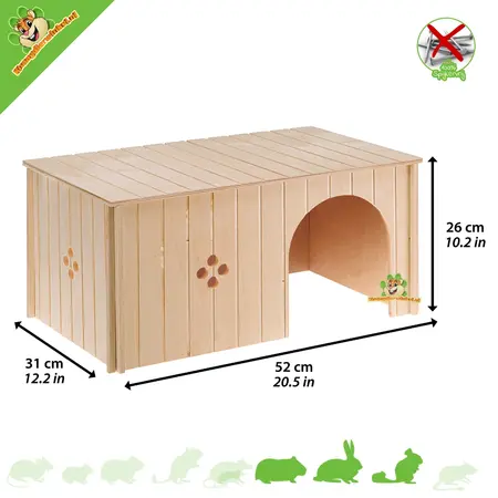 Ferplast Konijnenhuis SIN Maxi 52 cm