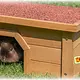 Trixie Pine Outdoor Rabbit House with Asphalt Roof 40 cm