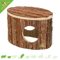 Domek z drewna pusty 17 cm