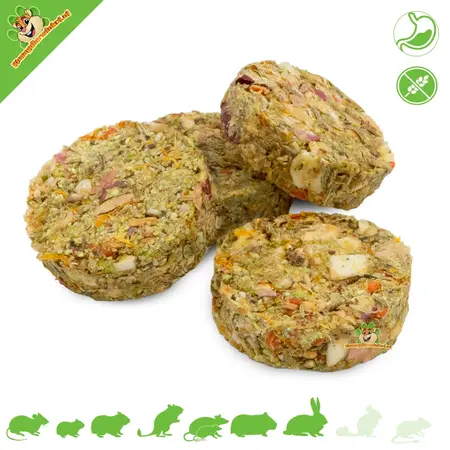 JR Farm Rouleau aux herbes sans grains, souci et banane