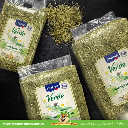 Vitakraft Vitakraft Vita Verde Alpine Meadow Heno para roedores y conejos