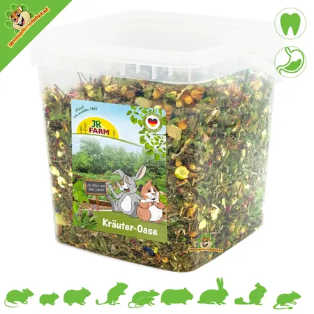 JR Farm Oasis à base de plantes pour rongeurs et lapins