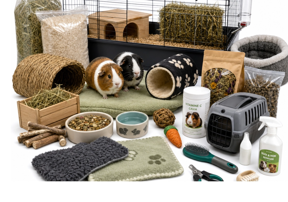 Vollständige Checkliste für Meerschweinchenzubehör