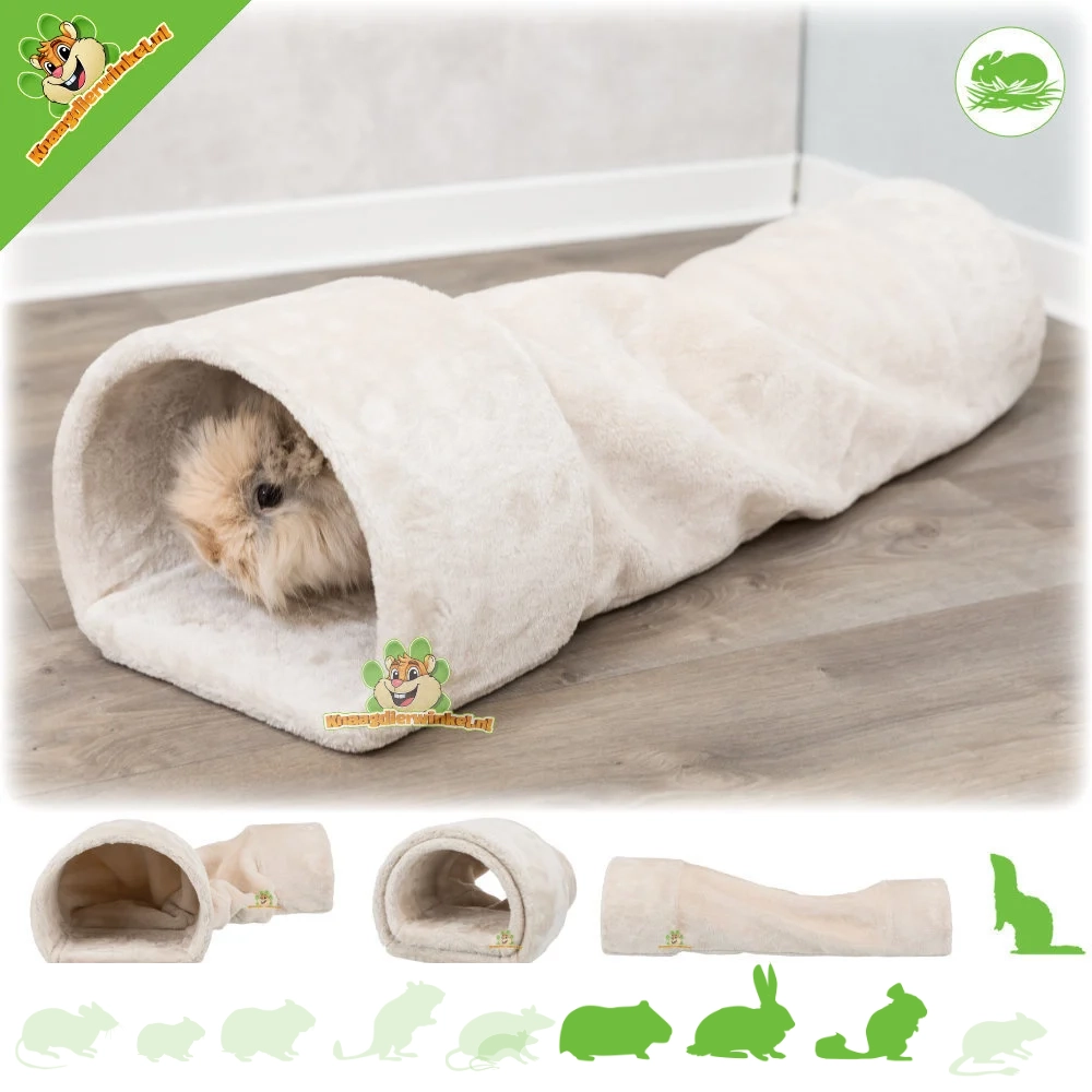 Trixie Pluche Relax Tunnel Beige 80 cm