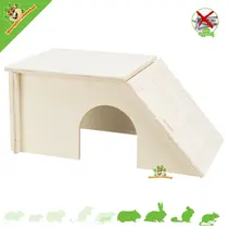 Wooden Rodent House Bent 40 cm
