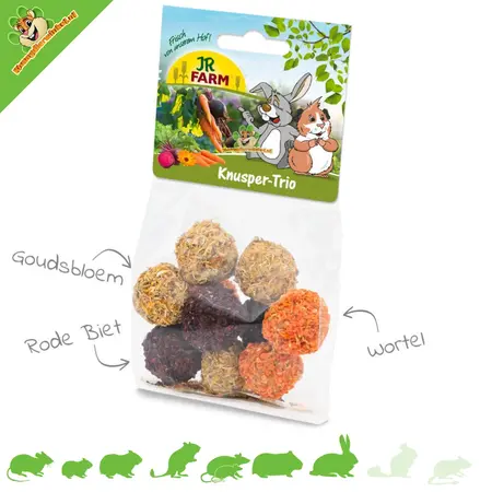 JR Farm Kruiden Knabbel Balletjes 75 g