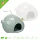 Ceramic Hamster House Acorn Green/Brown