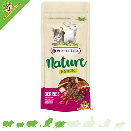 Versele-Laga Baies Nature Snack 85 grammes pour rongeurs et lapins !