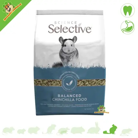 Supreme Aliment sélectif pour chinchillas 1,5 kg