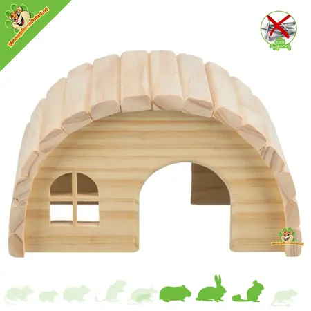 Trixie Biały drewniany domek igloo dla gryzoni