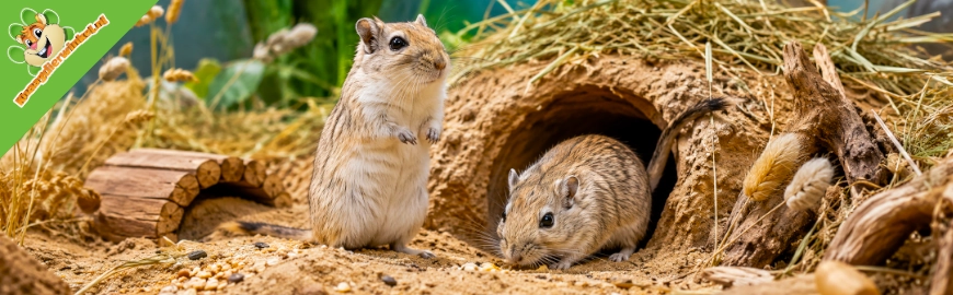 Gerbils samen houden: sociaal gedrag en territorium begrijpen